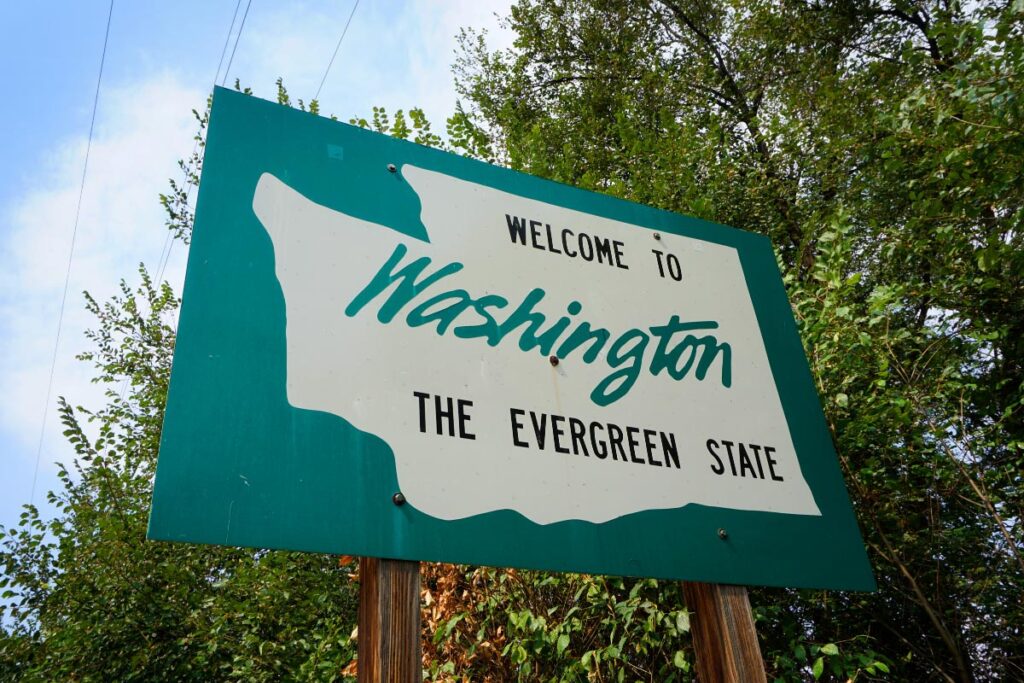 washington state sign interesting facts about washington