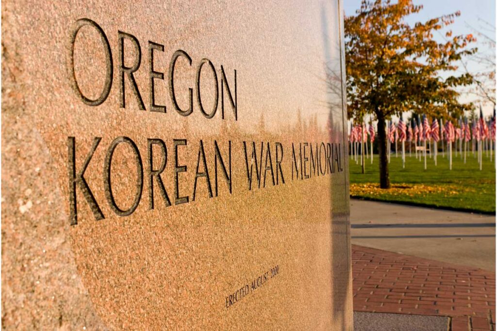 oregon korean war memorial