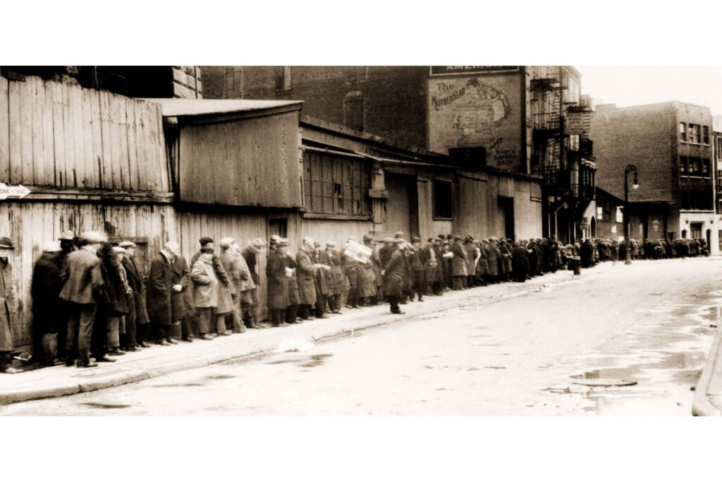 queues in the great depression