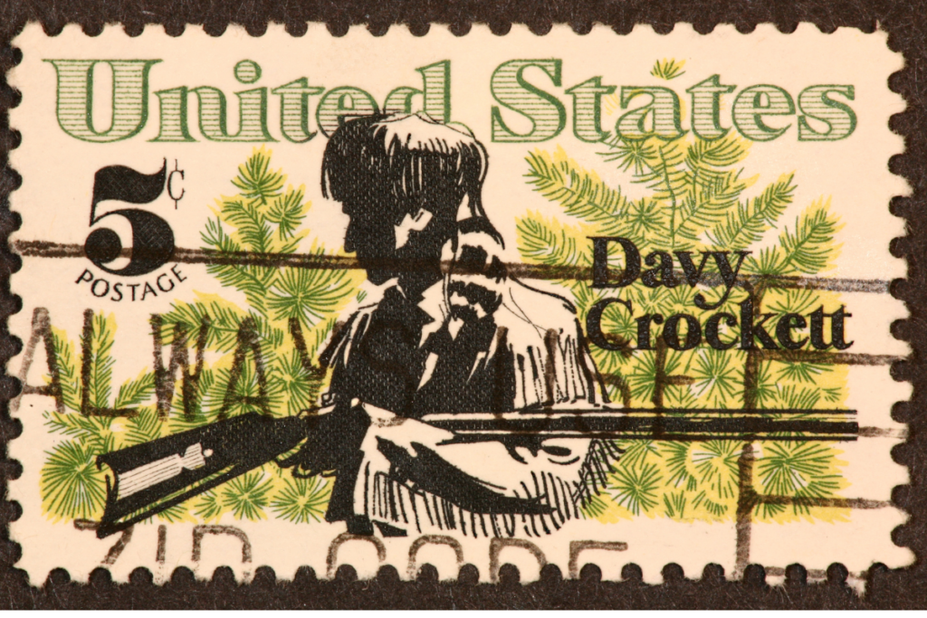 davy crockett stamp