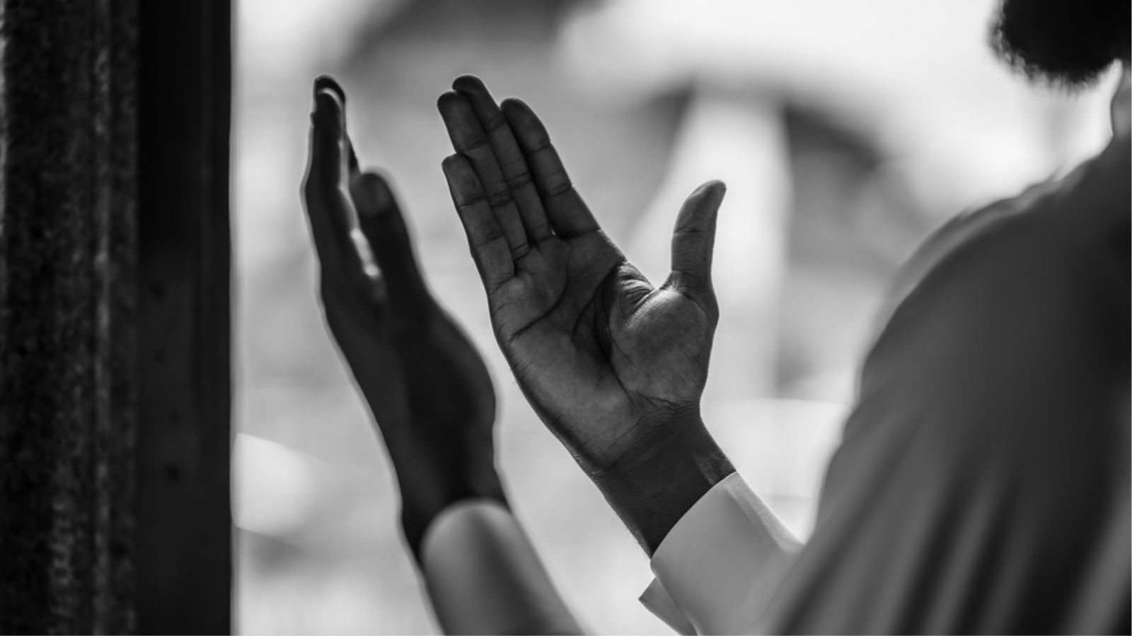 Person having worship and praying