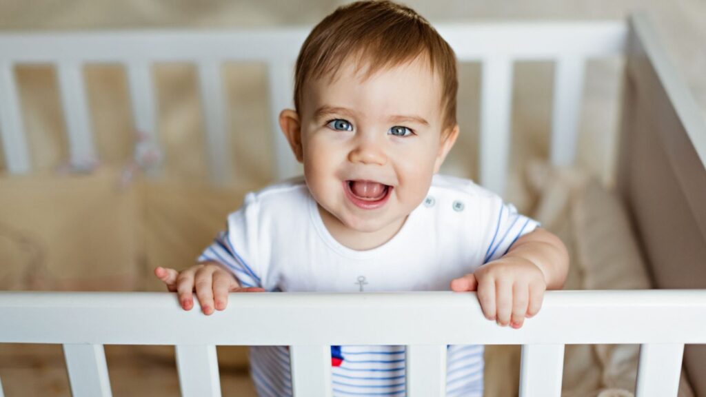 baby crib happy baby