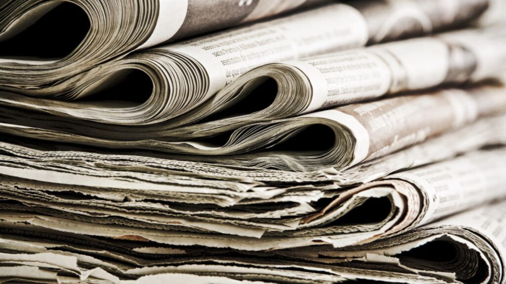 Old newspapers