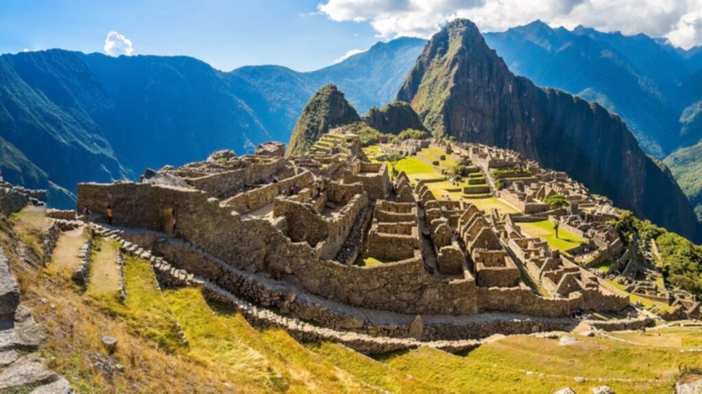Panorama of Mysterious city - Machu Picchu, Peru,South America