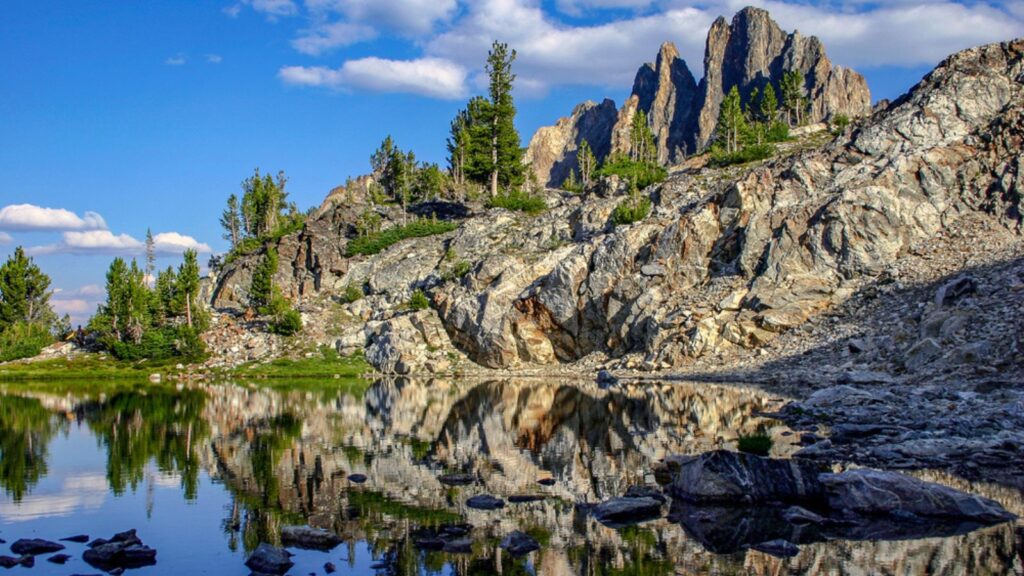 Sawtooth Mountains near Sun Valley, Idaho