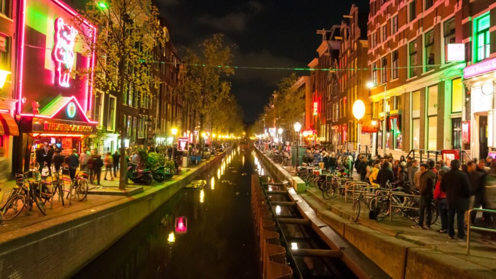The Amsterdam Red Light District is one of the most iconic places in all of Europe, famous for its liberal laws, cafes, and ladies of the night