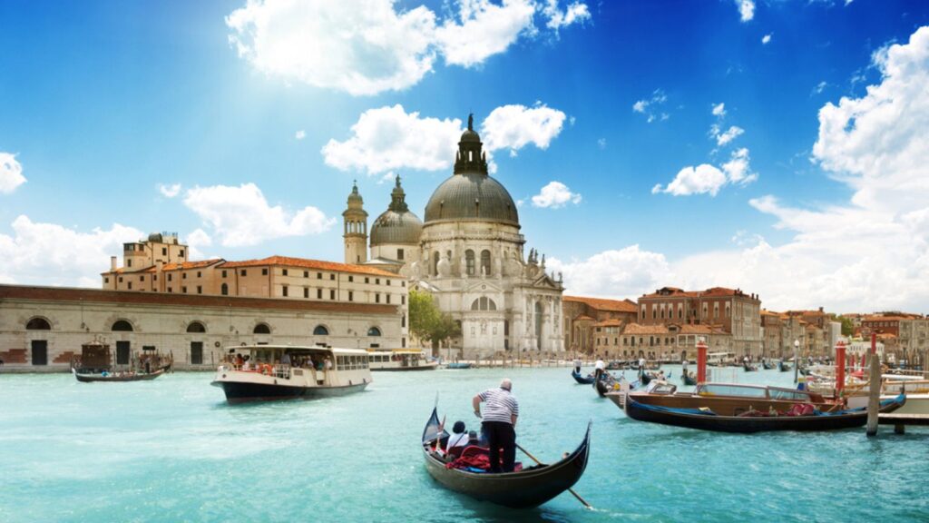 venice italy gondola