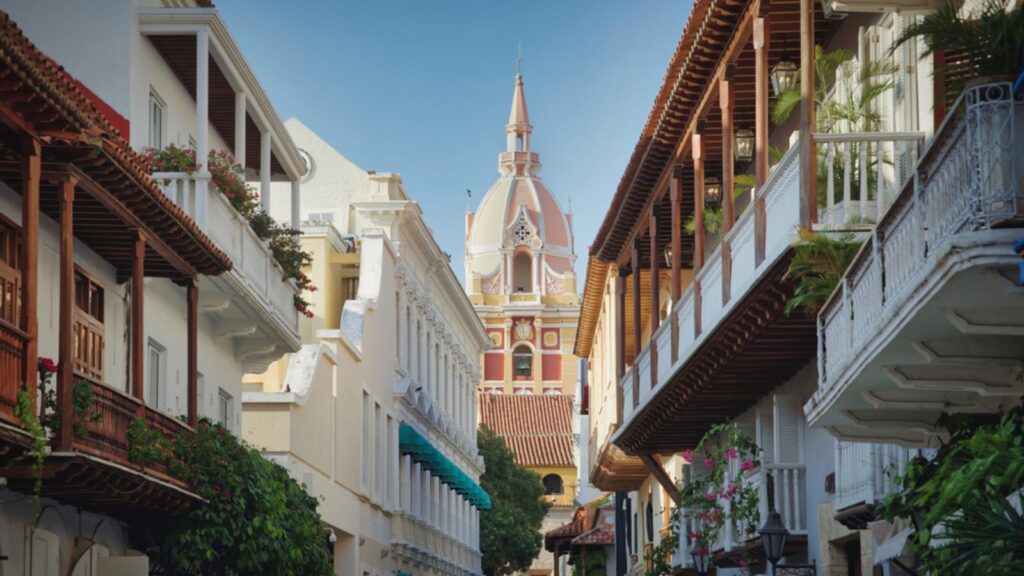 the old town of the Cartagena da Indias - Colombia