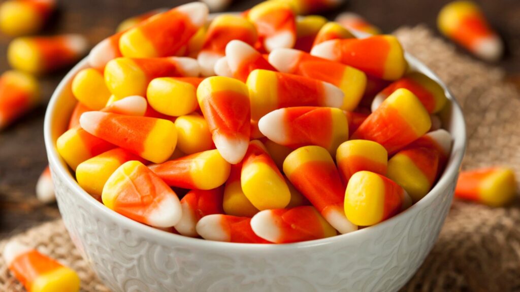 Colorful Candy Corn for Halloween