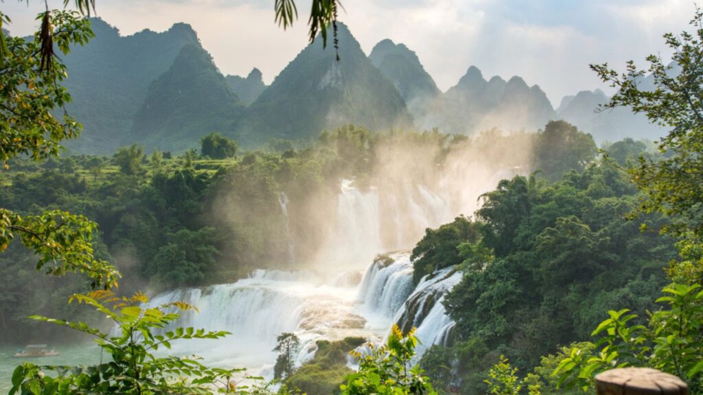 Detian waterfalls in Guangxi province China