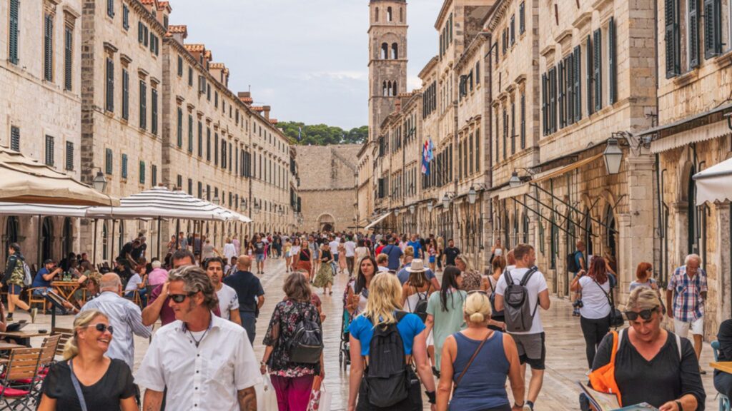Dubrovnik is a city in Croatia fronting the Adriatic Sea. It's known for its Old Town called as Kings landing from TV series Game of thrones.