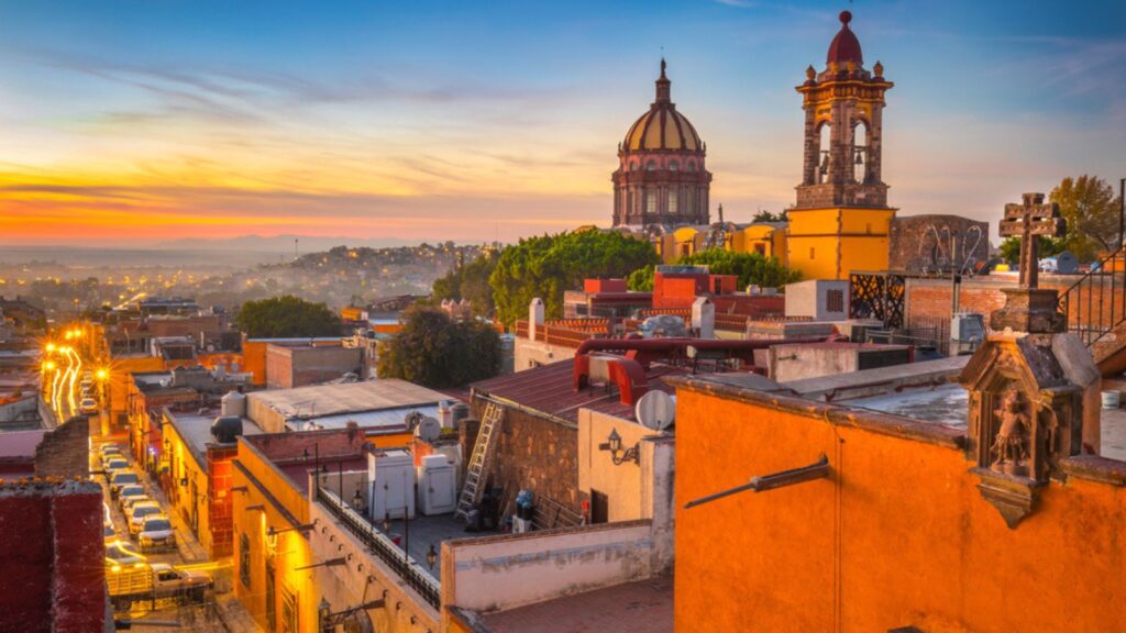 Sunset in San Miguel De Allende, Guanajuato Mexico