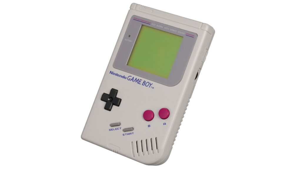 The Nintendo Game Boy, a handheld gaming console released in 1989