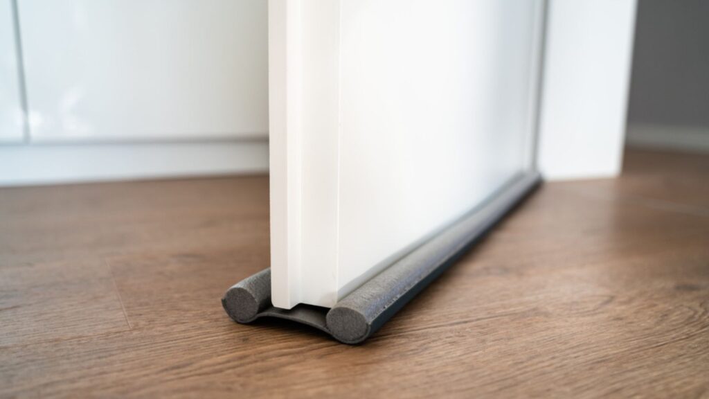 Door Draft Stopper Or Excluder. Stop Cold Air