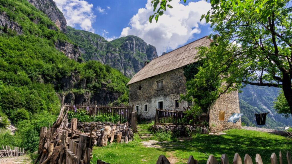 Stone Building in Valbona, Albania
