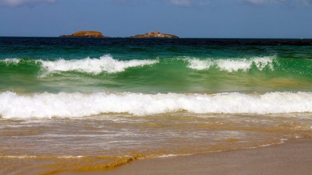 The waves of Culebra, Puerto Rico on April 13, 2018. The Louisville District continues to support hurricane recovery efforts in the Caribbean