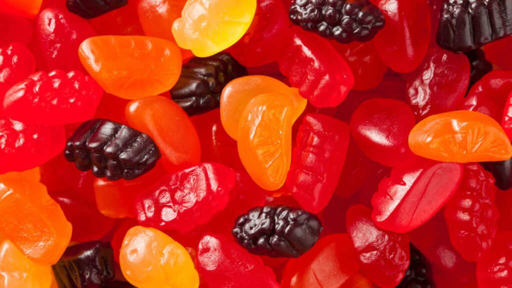 fruit gummy snacks