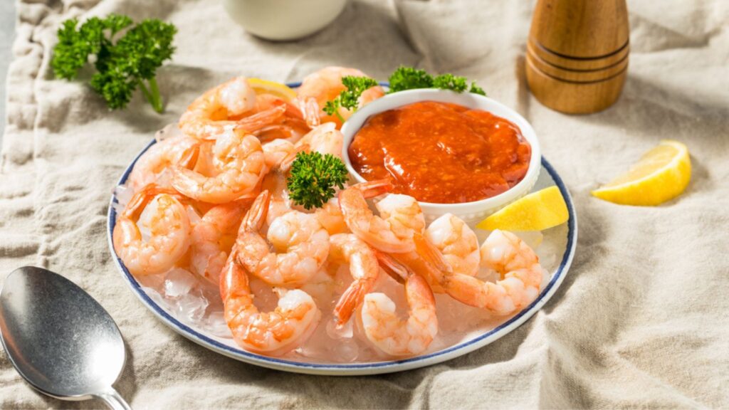 shrimp cocktail platter