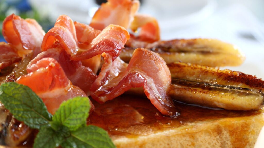 Bacon Banana Toast