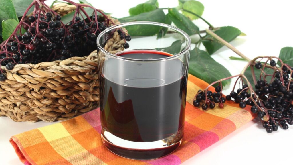 Elderberry juice