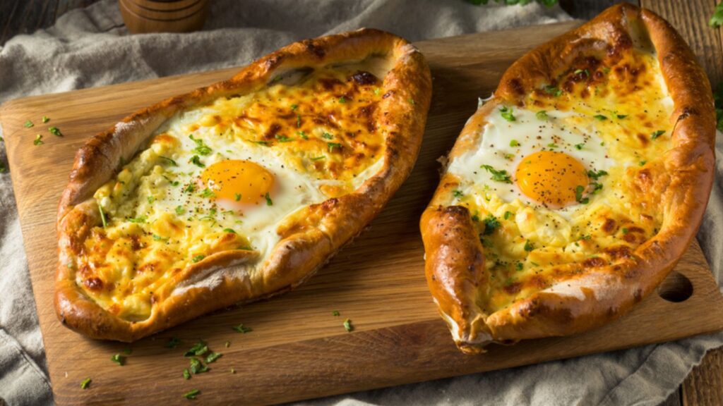 Homemade Georgian Cheese Bread Khachaprui