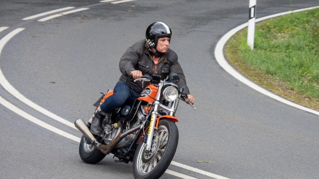 Harley-Davidson Sportster at the mountain race in W&uuml;rgau 2022