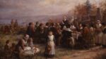 Thanksgiving at Plymouth, 1925, Brownscombe